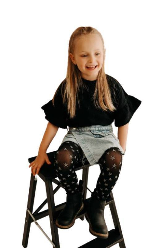 Rajstopy dziecięce w gwiazdki Fiore STARRY 40 DEN