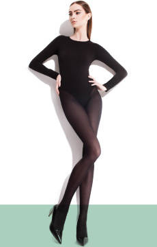 Półkryjące rajstopy z mikrofibry Fiore PAULA 40 DEN cherry red || ciemny czerwony