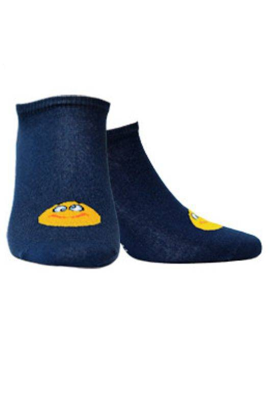 Stopki damskie Wola - Buźka - Emotki / turkusowe