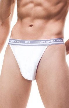 Białe stringi męskie Cornette HE