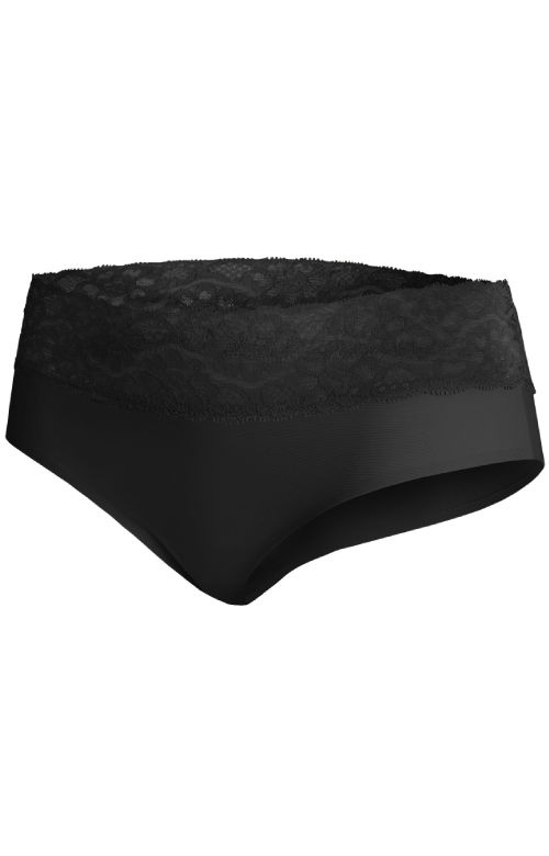 Bezszwowe figi Julimex Hipster z koronkowym pasem