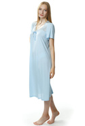 Kobieca koszula nocna Berenika 1693 niebieski - Mewa