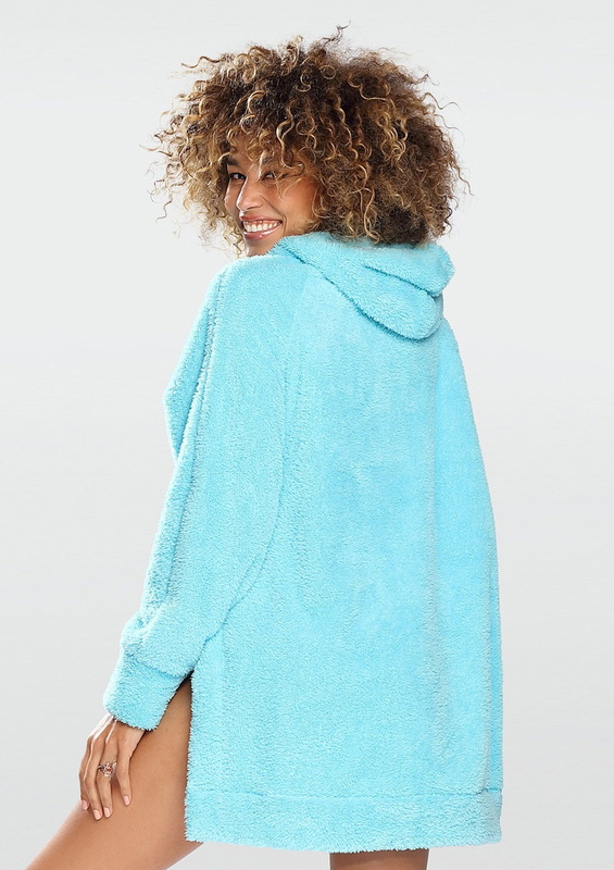 Bluza ARIELA - puch turkus - Dkaren