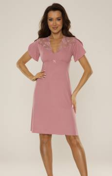 Elegancka koszula z krótkim rękawkiem De Lafense 754 Lilian S-4XL