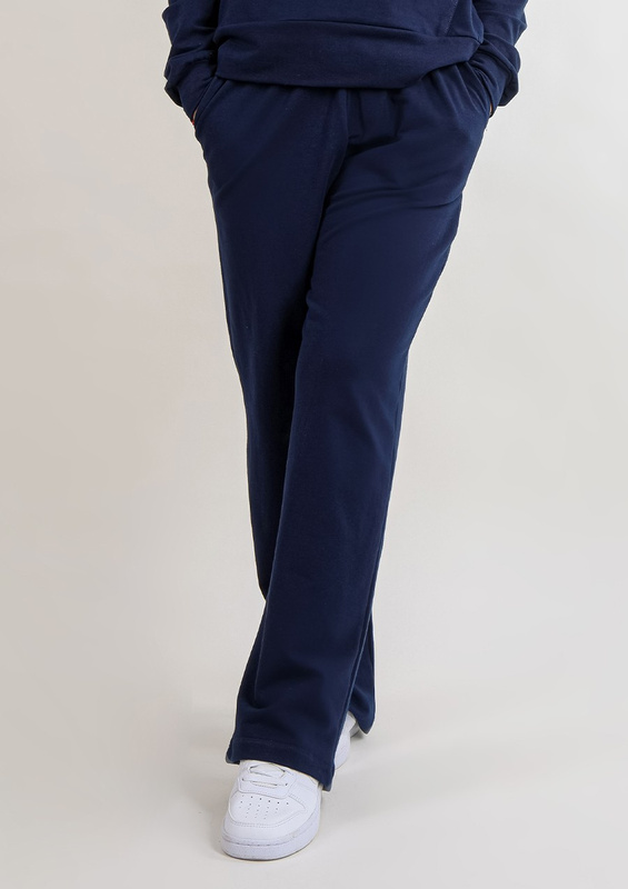 Spodnie DK-K-B8 - biały bawełna - Dkaren