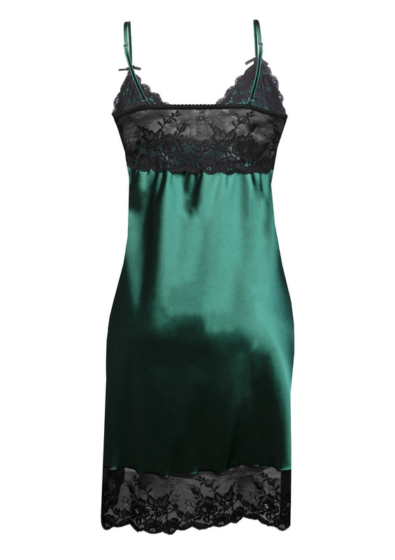 Halka DEYLA - satyna zielony - Dkaren