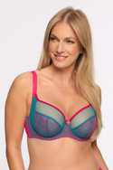 Turkusowy biustonosz Soft Cintia 1294 - Gaia