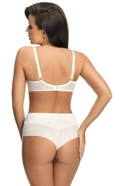 Eleganckie śmietanowe brazyliany K498 PARADISE Gorsenia