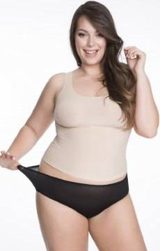 Czarne bezszwowe wysokie figi Julimex FLEXI-ONE MAXI S-XL