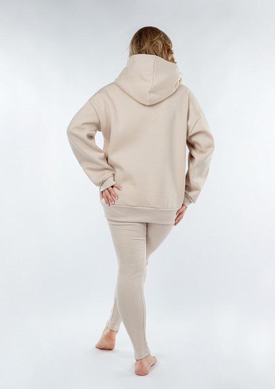 Komplet Oseye H1 - fuksja bawełna gruba i prążki - Dkaren