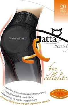 Cienkie antycellulitowe rajstopy Gatta Bye Cellulite 20DEN JASNO BEŻOWE