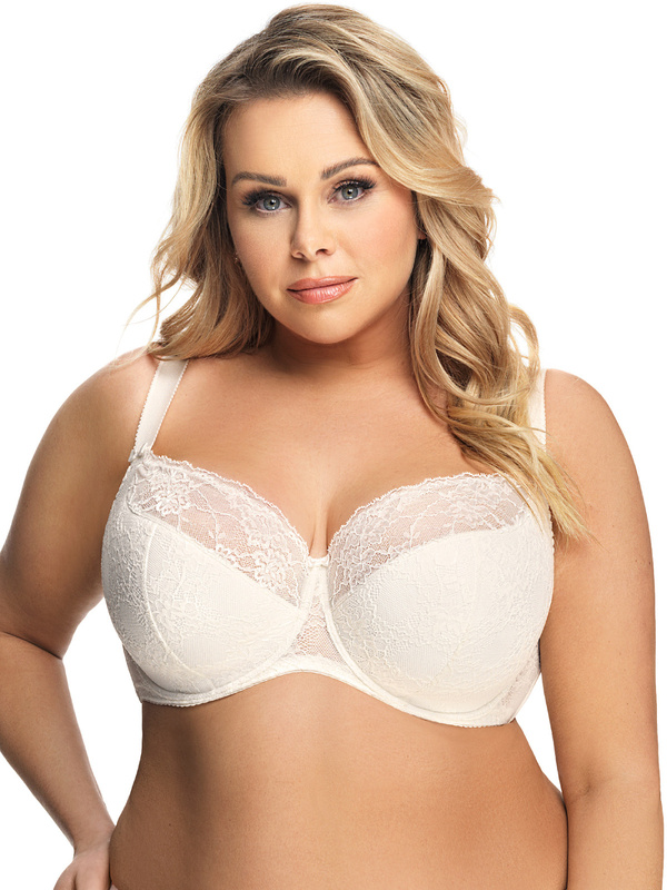 K357 biustonosz półusztywniany ecru BLANCA - Gorsenia