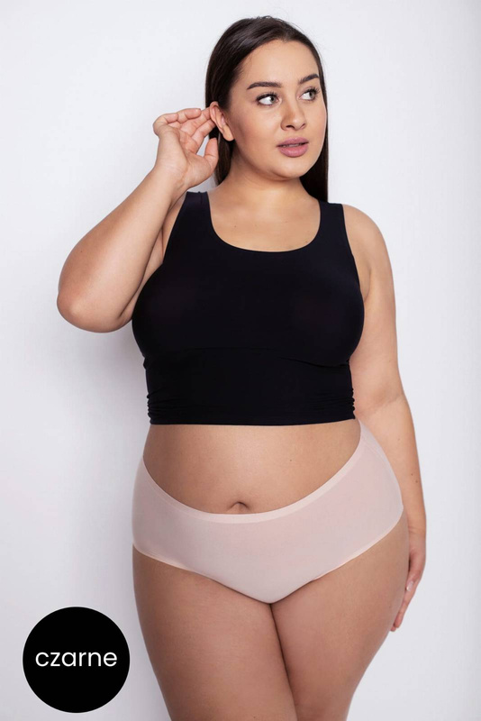 Czarne figi Julimex FLEXI-ONE MAXI kolekcja PLUS SIZE 2XL-3XL