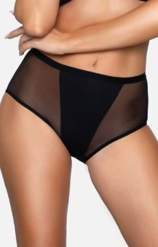 Wysokie czarne figi damskie Babell 177