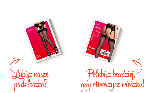 Czarne gładkie pończochy damskie Obsessive - S800