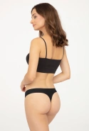 Czarne stringi Gatta ULTRA Comfort - laserowo cięte, nie odznaczają się pod ubraniem.