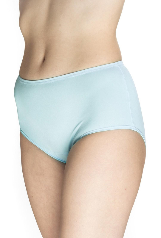 Figi Damskie Eliza Wciągana Gumka 6340 niebieski - Mewa