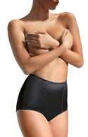Wysokie gładkie majtki modelujące Babell 106 czarne