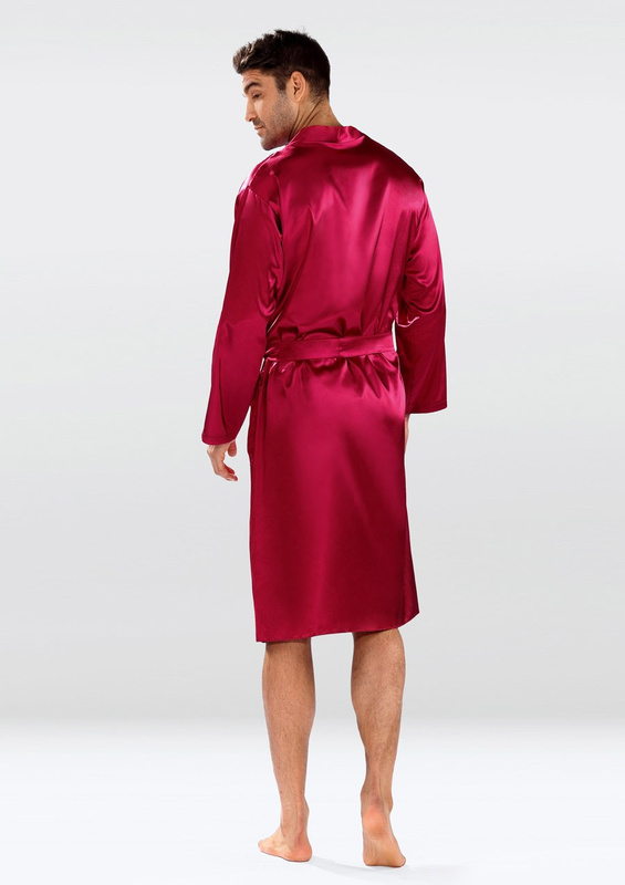 Podomka Męska Christian - satyna granat - Dkaren