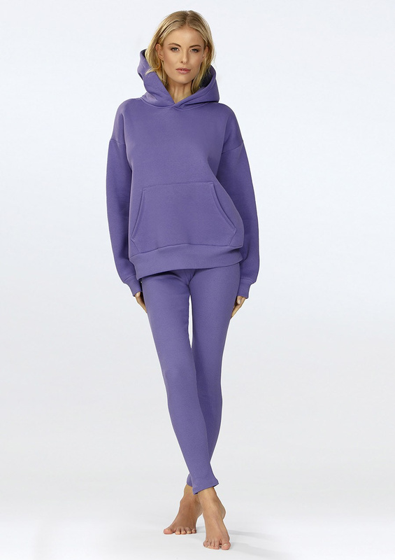 Komplet Oseye - czekolada bawełna gruba i prążki - Dkaren