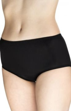 Klasyczne czarne majtki damskie z wciąganą gumką Mewa 6340 Eliza
