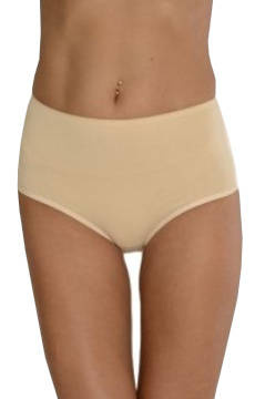 Gładkie wysokie bawełniane figi De Lafense 018 Sara