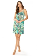 Koszulka nocna Mewa Malaga 86654  w tropikalny print