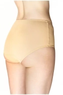 Klasyczne beżowe majtki damskie z wciąganą gumką Mewa 6340 Eliza 