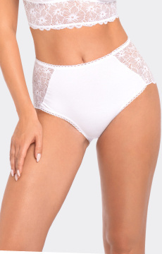 Bawełniane figi damskie z wysokim stanem Babell 190