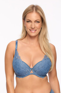 Biustonosz Push Up Abigail niebieski 1226 - Gaia