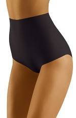 Czarne wysokie figi Wolbar Discretia modelujące biodra i brzuch