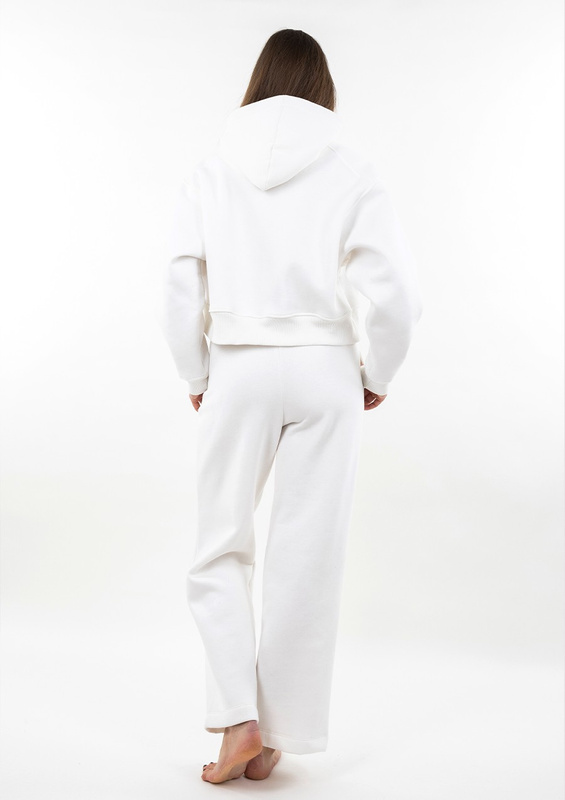 Ciepły komplet dresowy, bawełniany Dk-k-b15 ecru Dkaren