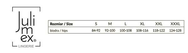 Gładkie biodrówki Julimex SHELLIE laserowo cięte