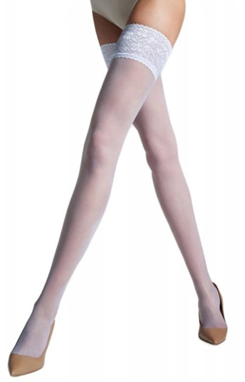 Pończochy samonośne Gatta - Michelle 20DEN bianco || biały