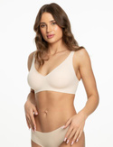 Biustonosz bezszwowy JELLY BRA BASIC czarny