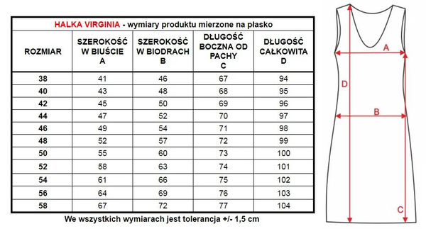 Elegancka halka damska Virginia pod sukienkę 6199 czarny - Mewa