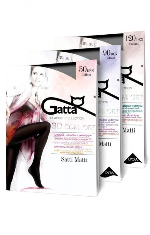 Aksamitne rajstopy damskie Gatta - Satti Matti / 50den