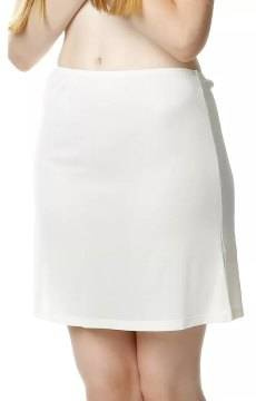 Jedwabna półhalka Mewa 897 w kolorze ecru