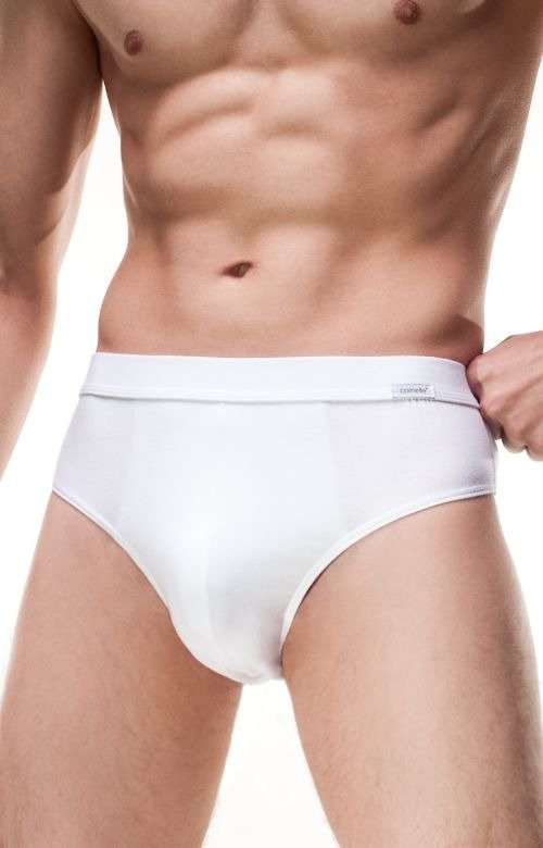 Granatowe slipy męskie Cornette Authentic