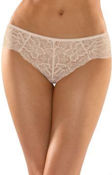 Koronkowe beżowe brazyliany damskie Babell 141