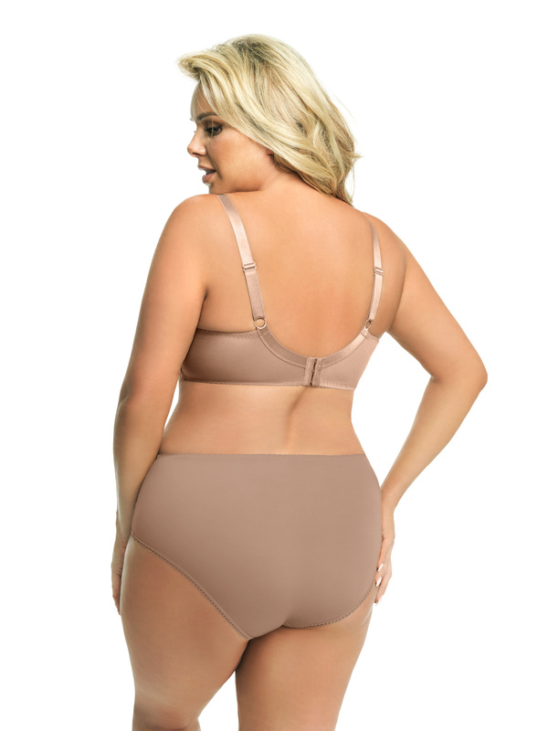 K378 biustonosz miękki BIG beżowy VICTORIA - Gorsenia