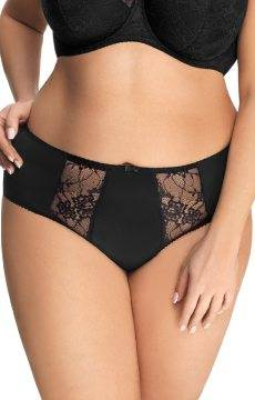 Ozdobne czarne  figi Gorsenia K358 BLANCA