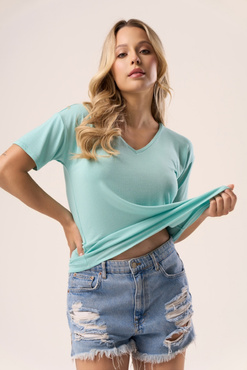 Bluzka damska SERINA MIĘTA - Babell