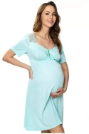 Ciążowa koszula nocna Mewa Lori 6561 z jedwabiu Vistex