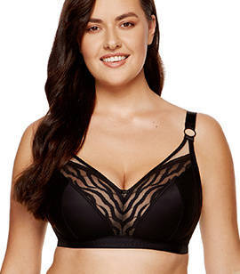 Biustonosz miękki bez fiszbin w  zwierzęcy wzór Gorteks Serena