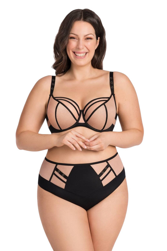 Biustonosz miękki z łańcuszkiem Gorsenia K885 TESORA