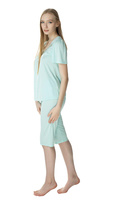 Damska dwuczęściowa piżama Matylda 3639 miętowy - Mewa