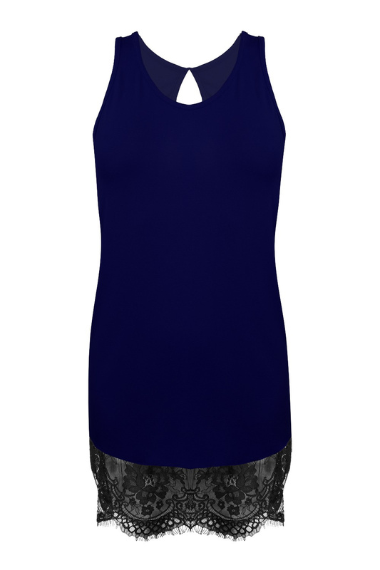 Halka TAYLOR - wiskoza granat - Dkaren