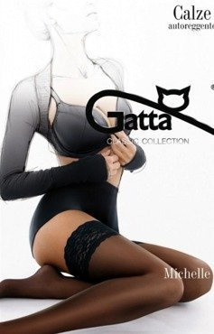 Pończochy samonośne Gatta - Michelle 20DEN natural || jasny beż