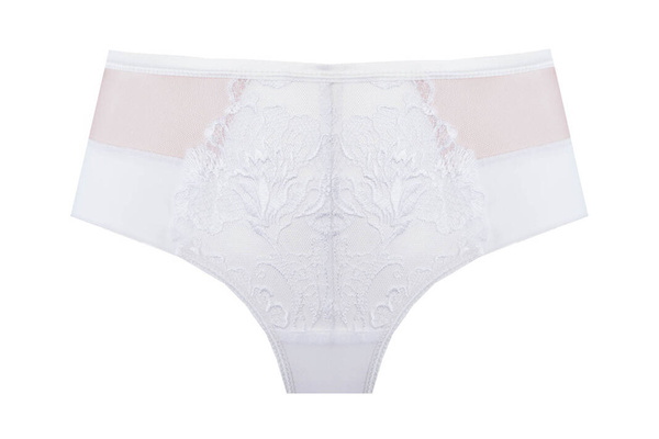 Bokserki białe Unikat GLADYS